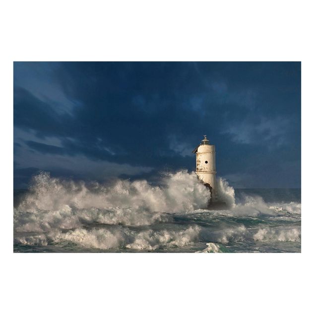 Wanddeko Flur Leuchtturm auf Sardinien