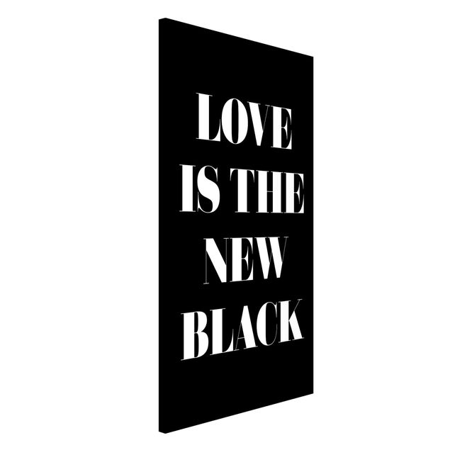 Wanddeko Flur Love is the new black