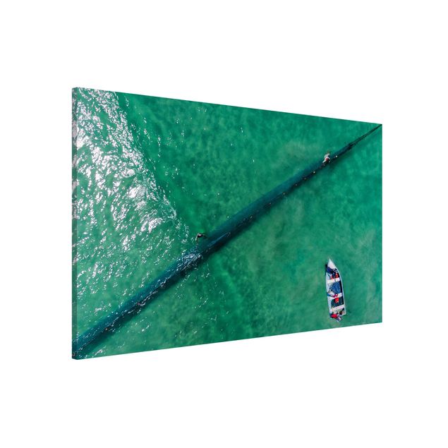 Wandbilder Fische Luftbild - Fischer