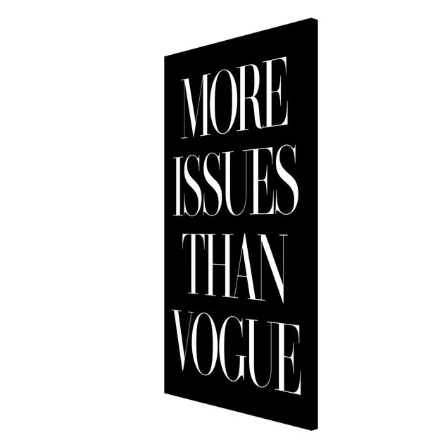 Wanddeko Büro More issues than Vogue
