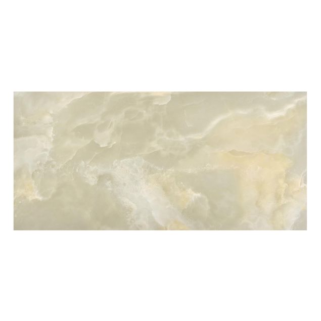 Wanddeko Küche Onyx Marmor Creme