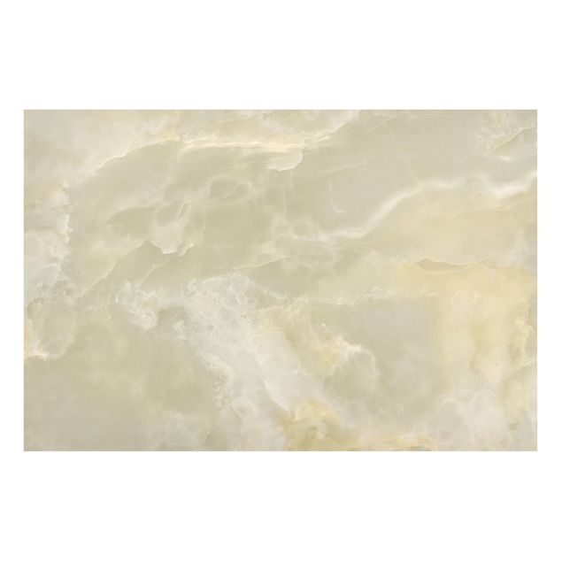 Wanddeko Küche Onyx Marmor Creme