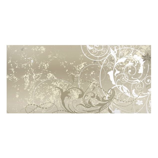 Wanddeko Esszimmer Perlmutt Ornament Design