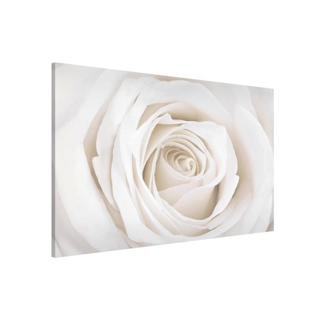 Deko Blume Pretty White Rose