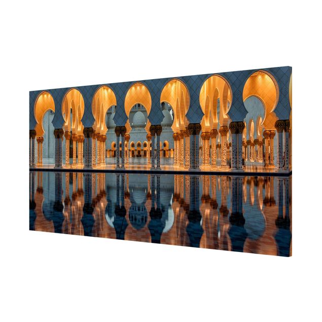 Wanddeko Esszimmer Reflexionen in der Moschee