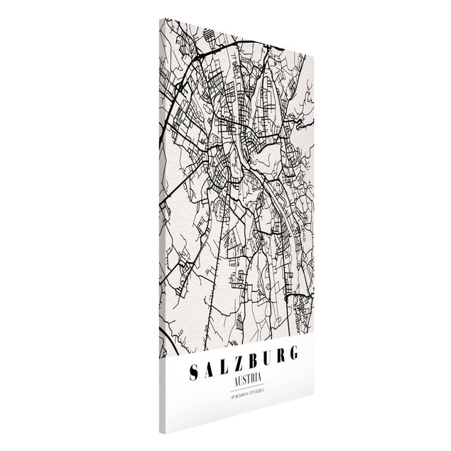 Wanddeko Flur Stadtplan Salzburg - Klassik