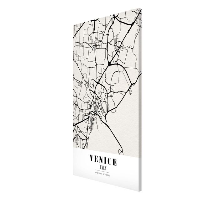 Wanddeko Büro Stadtplan Venice - Klassik