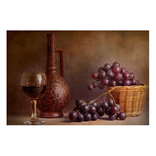Küche Dekoration Stillleben mit Weintrauben