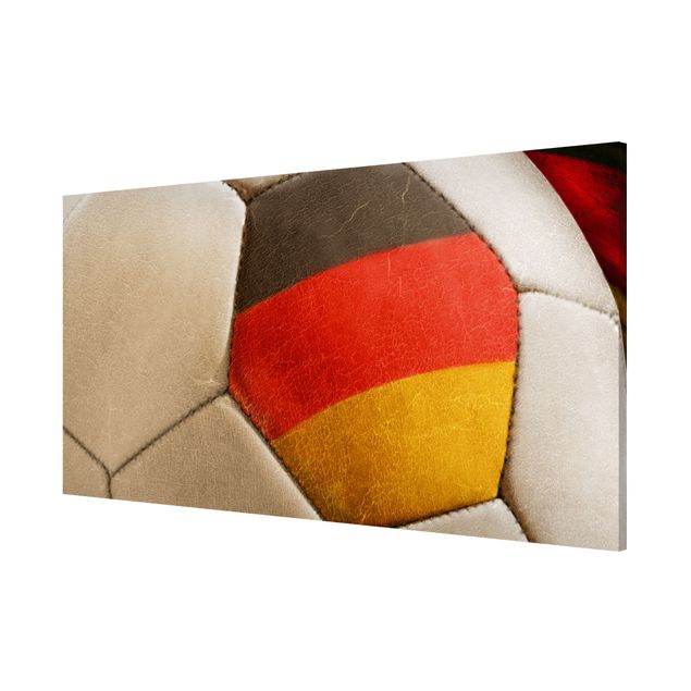 Wanddeko Büro Vintage Fußball Deutschland