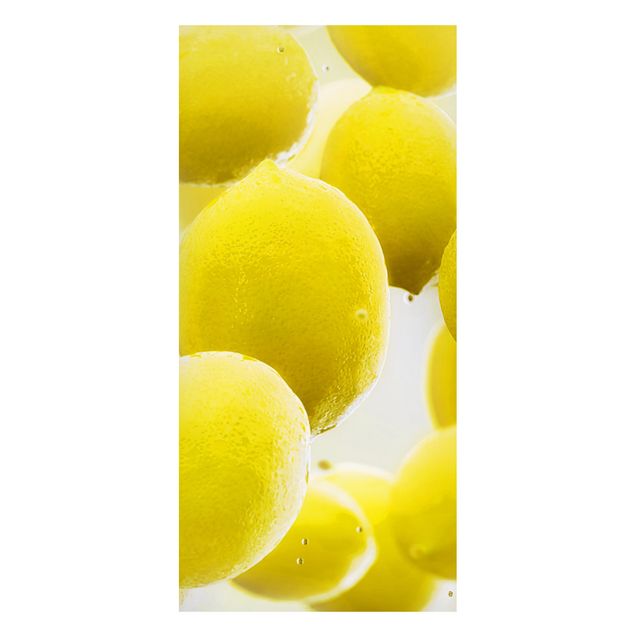 Wanddeko Esszimmer Zitronen im Wasser