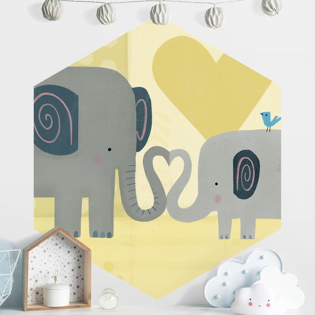 Babyzimmer Deko Mama und ich - Elefanten