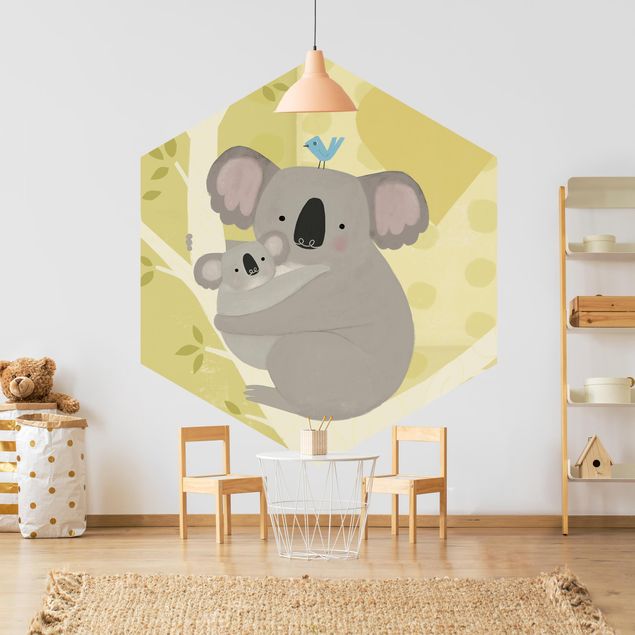 Wanddeko Babyzimmer Mama und ich - Koalas