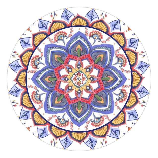 Wanddeko Flur Mandala Meditation Chakra