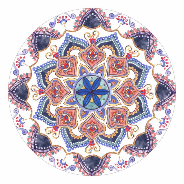 Wanddeko Flur Mandala Meditation Mantra