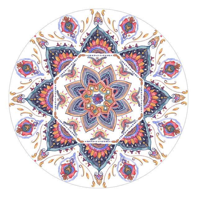 Wanddeko Flur Mandala Meditation