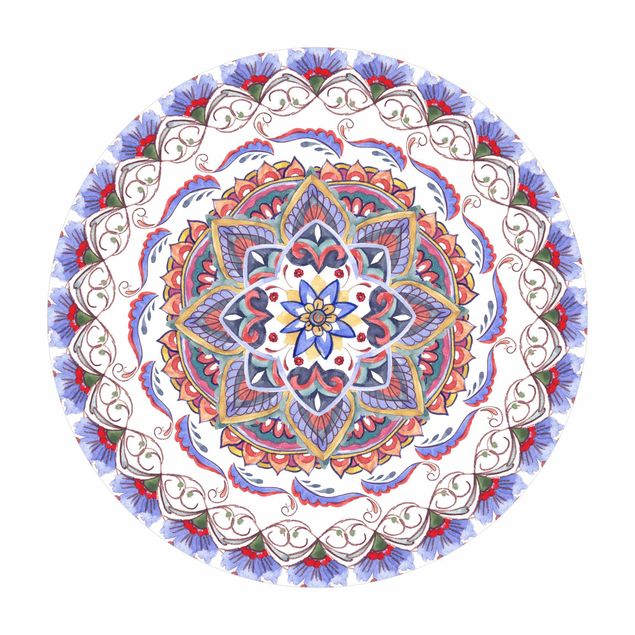 Wohndeko Muster Mandala Meditation Pranayama