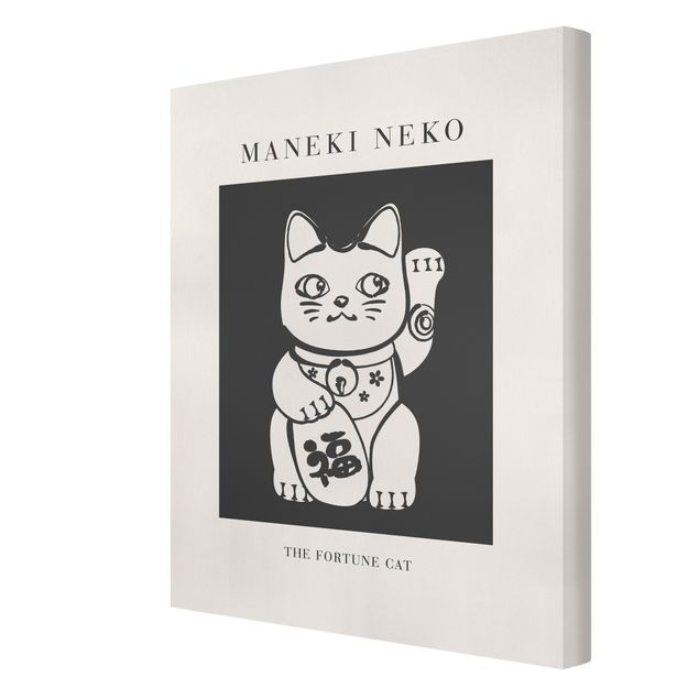 Wanddeko Jugendzimmer Maneki Neko - Die Glückskatze