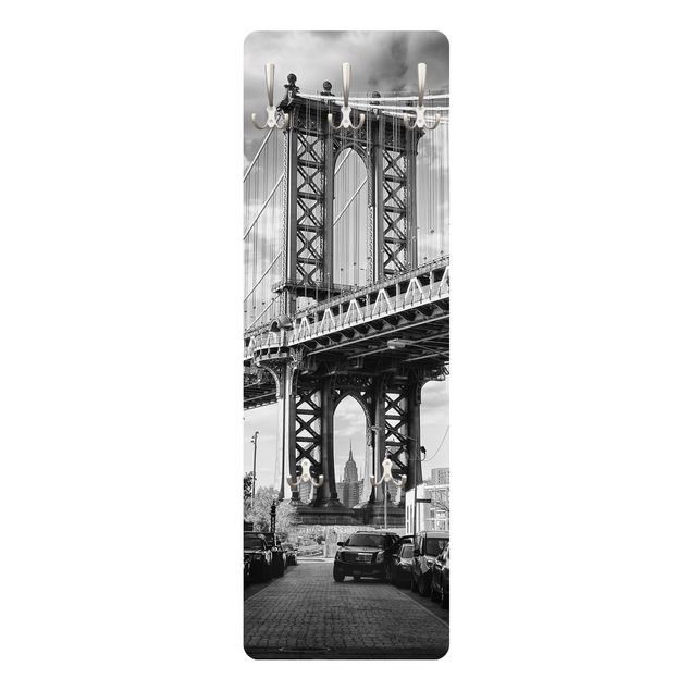 Wanddeko Erde Manhattan Bridge in America