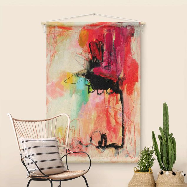 Wanddeko Schlafzimmer Marisol Evora - Abstrakte Farbkomposition