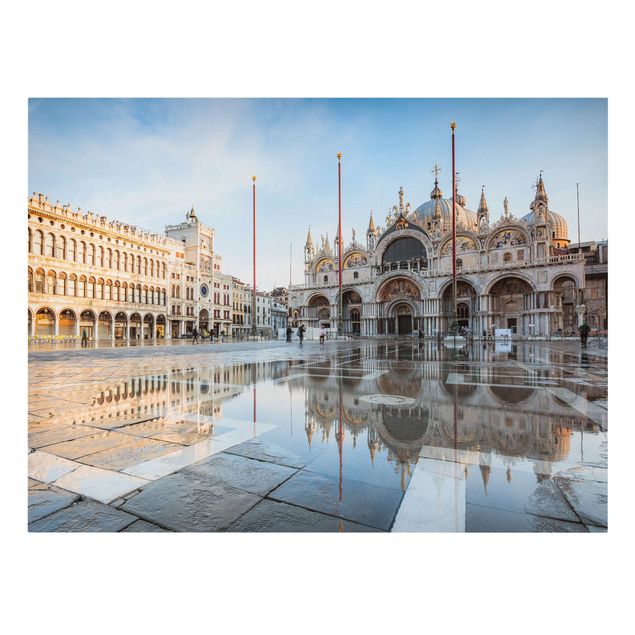 Leinwandbilder Italien Markusplatz in Venedig