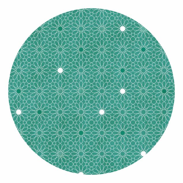 Wanddeko Flur Marokkanisches Sternen Muster