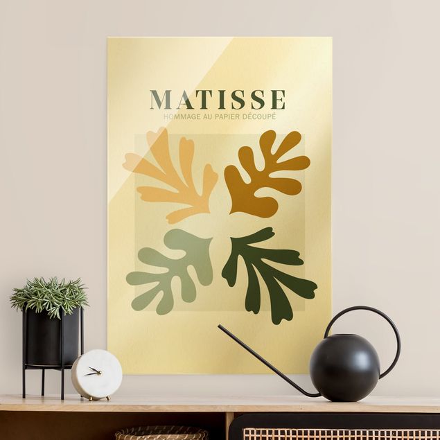 Wanddeko Büro Matisse Interpretation - Blätter