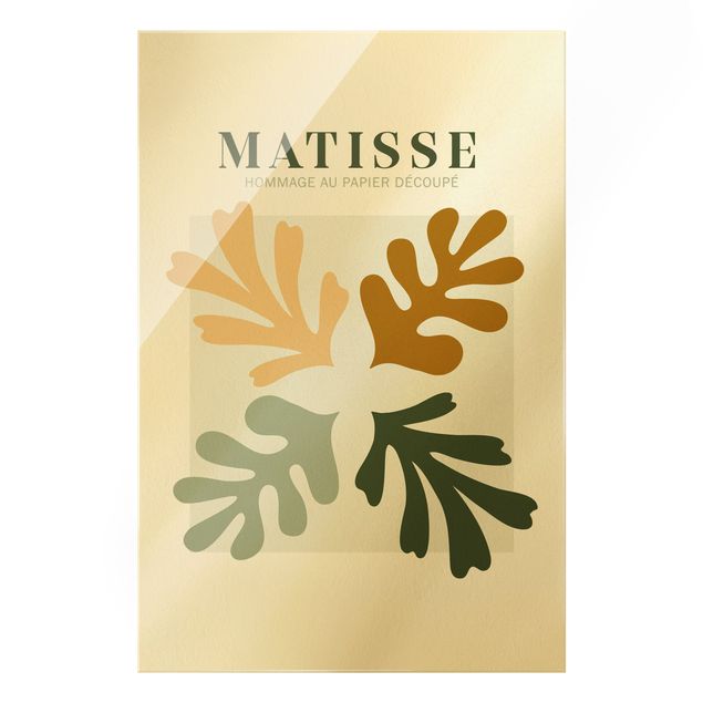 Wanddeko Praxis Matisse Interpretation - Blätter