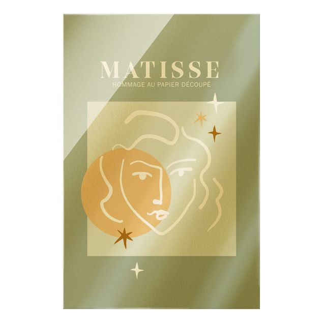 Wanddeko Praxis Matisse Interpretation - Gesicht und Sterne