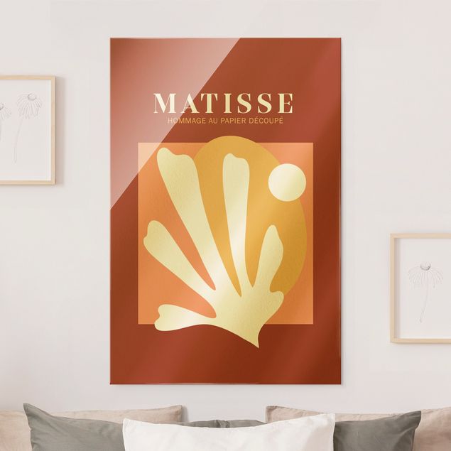 Wanddeko Büro Matisse Interpretation - Kombination Rot