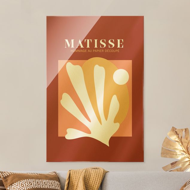 Wanddeko Jugendzimmer Matisse Interpretation - Kombination Rot