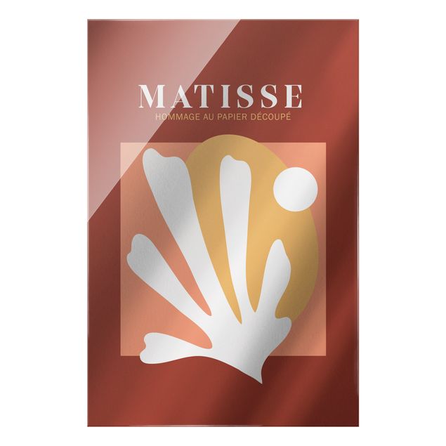 Wanddeko Praxis Matisse Interpretation - Kombination Rot
