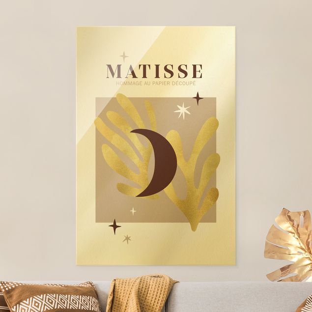 Wanddeko Büro Matisse Interpretation - Mond und Sterne