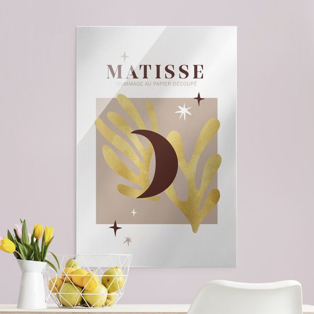 Wanddeko Büro Matisse Interpretation - Mond und Sterne