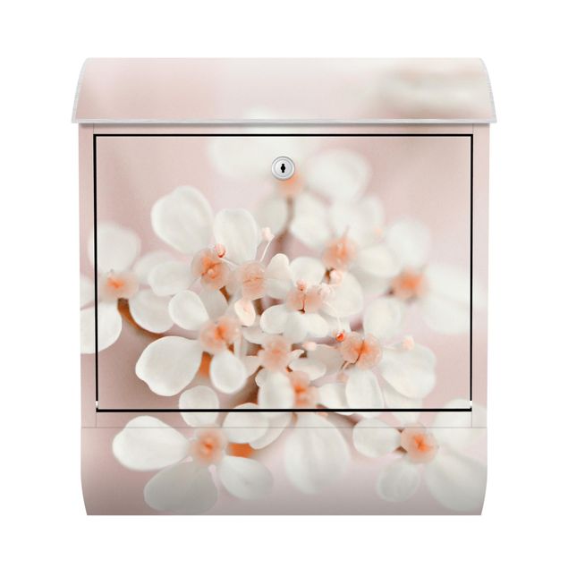 Deko Kirschblüte Miniblüten im Rosanen Licht