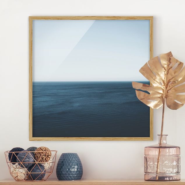 Strandbilder mit Rahmen Minimalistischer Ozean