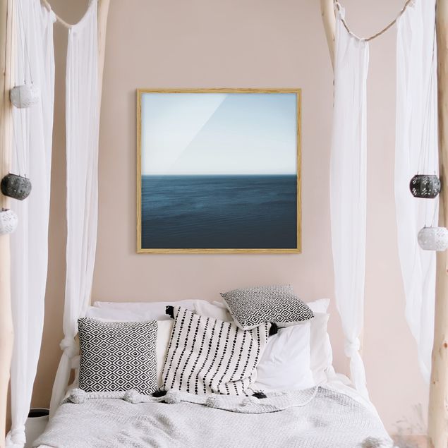 Wanddeko Wohnzimmer Minimalistischer Ozean