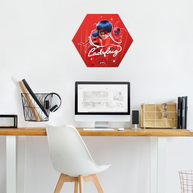 Wanddeko Büro Miraculous Ladybug und Trixx