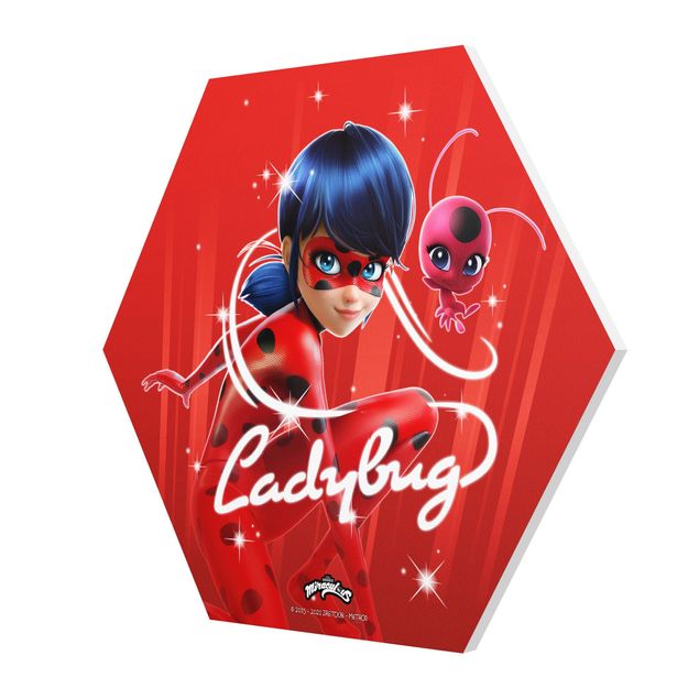 Wanddeko Digital Art Miraculous Ladybug und Trixx