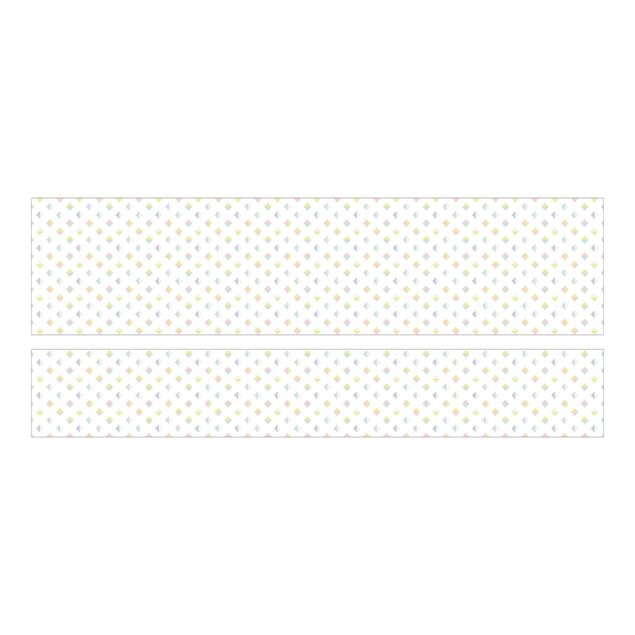 Klebefolie mit Muster Pastell Dreiecke