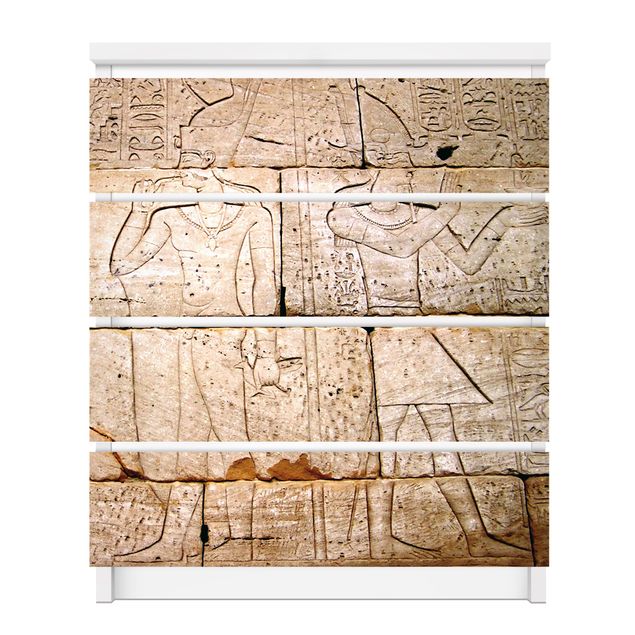 Wanddeko Praxis Egypt Relief