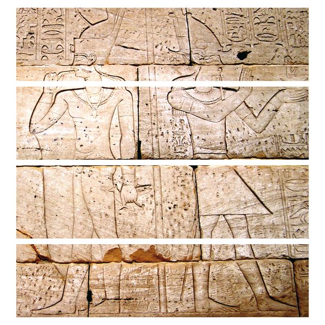 Wanddeko Stein Egypt Relief