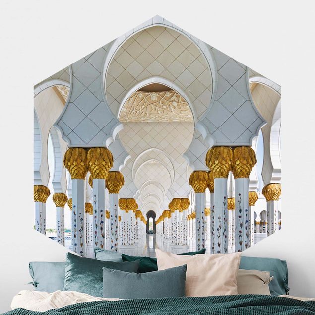 Wanddeko 3D Moschee in Abu Dhabi