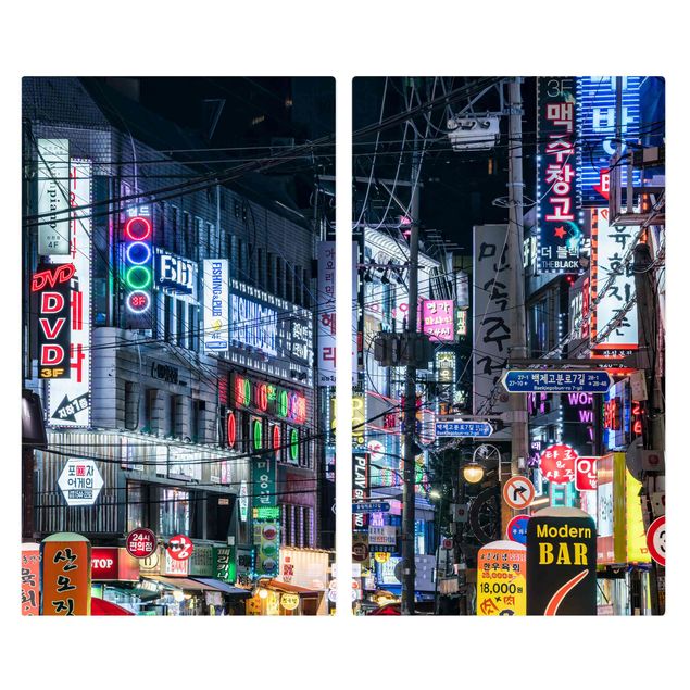 Wanddeko Asia Nachtleben von Seoul