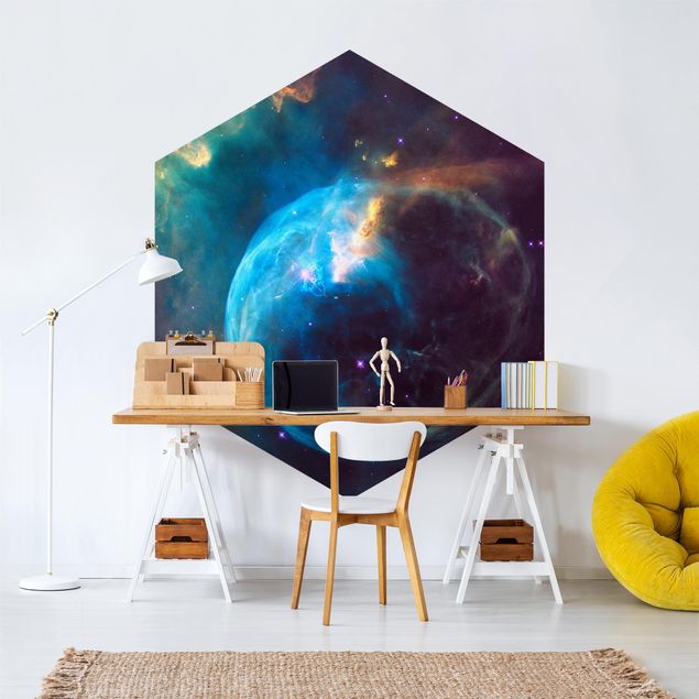 Wanddeko Esszimmer NASA Fotografie Bubble Nebula