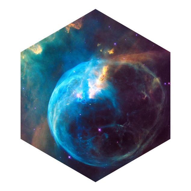 Wanddeko über Sofa NASA Fotografie Bubble Nebula