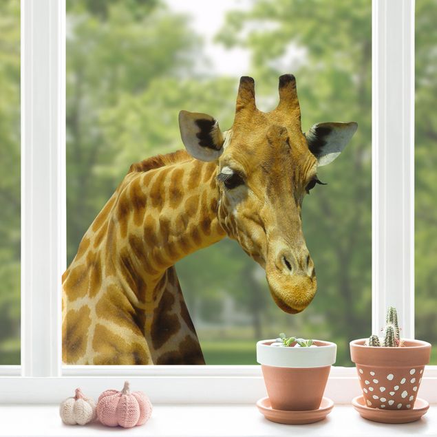 Deko Kinderzimmer Neugierige Giraffe