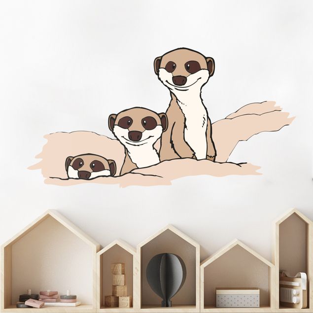 Kinderzimmer Deko NICI - Meerkat Family