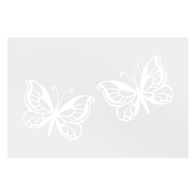 Wanddeko Tiere No.SF869 Schmetterlingsduo II