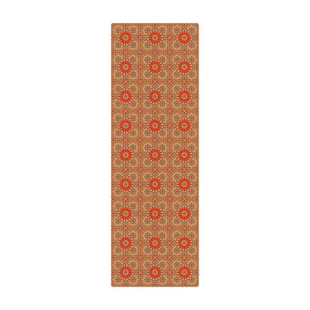 Wanddeko Praxis Orientalisches Muster mit bunten Kacheln