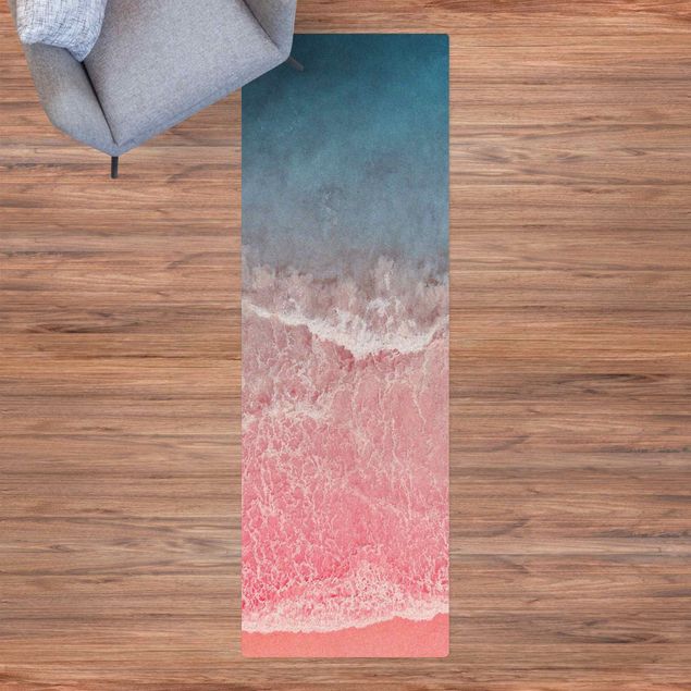 Wanddeko Schlafzimmer Ozean in Pink